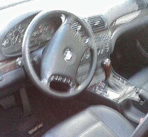BMW 323i with detailed interior